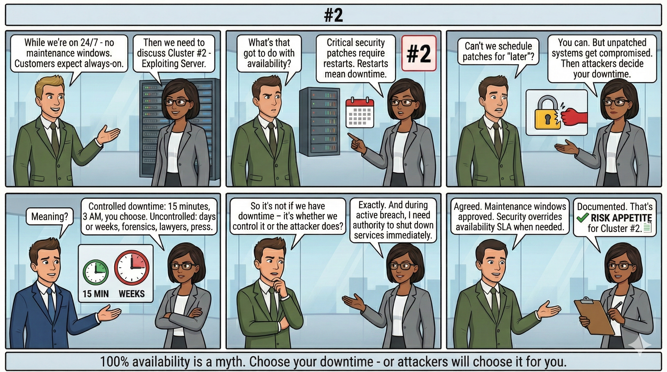 Server Exploitation Risk Appetite